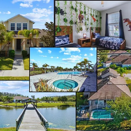 New! 6Br Home Close To Disney World! Private Pool!